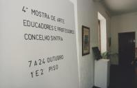 4ª Mostra de Arte de Educadores e Professores no Concelho de Sintra no espaço cultural, Casal de São Domingos, em Sintra.