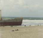 Naufrágio do navio Angra na Praia Grande.