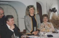 Edite Estrela, Presidente da Câmara Municipal de Sintra, durante um almoço do Rotary Club.