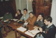 Jornalistas durante uma sessão da Assembleia Municipal de Sintra.