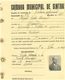 Registo de matricula de cocheiro profissional em nome de Miguel Ecipir Almanjá, morador no Algueirão, com o nº de inscrição 891.