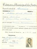 Registo de matricula de carroceiro em nome de António Duarte Ferreira, morador na Assafora, com o nº de inscrição 2086.