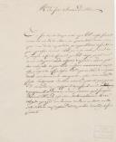 Carta da Duquesa de Lafões dirigida a José da Silva relativa a contas correntes.
