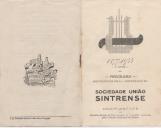 Programa dos festejos do 67º aniversário da Sociedade União Sintrense (1877-1944).