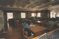 Sala de leitura da Biblioteca Municipal de Sintra no Palácio Valenças.