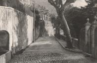 Rua do Passeio dos Velhos, antes das obras, em Sintra.