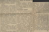 Actividade Cultural portuguesa em 1949: Romance - Francisco Costa publicou Cárcere Invisível, publicado no Jornal "Diário do Alentejo", de Beja.