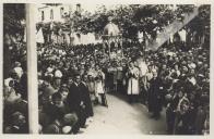Procissão das festas de Nossa Senhora do Cabo Espichel, na freguesia de São Martinho, Vila de Sintra.