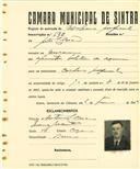 Registo de matricula de cocheiro profissional em nome de João Clara, morador em Monservia, com o nº de inscrição 632.
