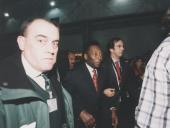 Evento sobre o futebol, com a presença  do ex-futebolista brasileiro, Pelé.