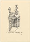 Sintra – Janela do Paço Real (1904) [Material gráfico] / [Rainha D. Amélia]. – [S.l. : s.n., 19--]. – 1 litografia : papel, p & b ; 25 x 17 cm.