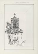 Desenho de José Alfredo da Costa Azevedo da Torre do Relógio.