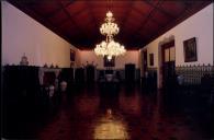 Sala do Palácio Nacional de Sintra onde se vai realizar o concerto de Janis Vakarelis durante o Festival de Musica de Sintra.