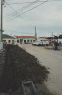 Obras na rede de saneamento básico no Magoito.