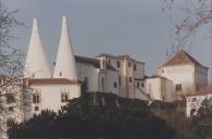 Fachada norte do Palácio Nacional de Sintra.