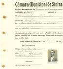 Registo de matricula de carroceiro de 2 ou mais animais em nome de Francisco Manuel [...], morador na Assafora, com o nº de inscrição 2209.
