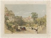 Palace of Cintra, from the south [Material gráfico] / George Vivian. – [S.l.] : Day & Haghe, 1839. – 1 litografia : papel, col. ; 27 x 37 cm.