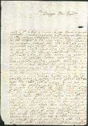 Carta dirigida a Domingos Pires Bandeira proveniente da sóror Isabel a propósito da receção de determinada quantia.