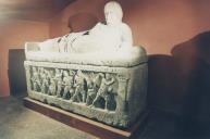 Sarcófago Etrusco no Museu Arqueológico de S. Miguel de Odrinhas. 