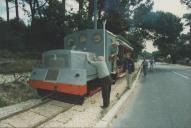 Elétrico de Sintra no Pinhal da Nazaré.