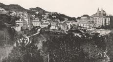 Vista geral da Vila de Sintra, o Palácio Nacional de Sintra, Palácio Valenças, casa dos limoeiros.