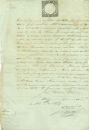 Certidão passada pelo Reitor Domingos de Santa Anna atestando o batizado de Carlos da Conceição Francisco.