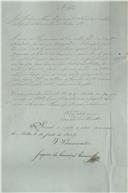 Mandado de pagamento referentes ao ano económico de 1852 passados  pelo Presidente da Câmara Municipal de Belas ao tesoureiro do concelho. 
