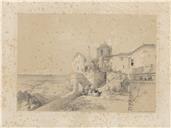 Cintra; the Penha Convent [Material gráfico] / George Vivian. – [S.l.] : Day & Haghe, 1839. – 1 litografia : papel, p & b ; 27 x 38 cm.