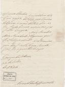Carta do fiscal do Duque de Lafões Manuel do Nascimento relativa à venda de frutos de suas Quintas.