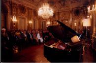 Concerto de Barbara Hendricks e Roland Pöntinen, durante o festival de música de Sintra na sala da música, no Palácio Nacional de Queluz.