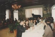 Almoço na sala da Nau do Palácio Valenças em Sintra da aquando da receção da comitiva japonesa.