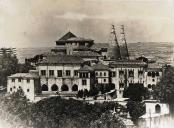 Vista geral do palácio Nacional de Sintra.