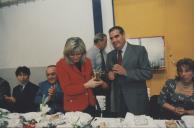 Edite Estrela, Presidente da Câmara Municipal de Sintra, no aniversário do M. R. Cortêz.