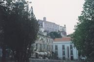Vista parcial da Vila de Sintra com o edifício do Museu do Brinquedo.