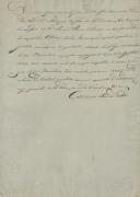 Confirmação da nomeação feita ao Dr. Manuel Pereira de Araújo, em 3 de Agosto de 1830, para procurador fiscal e advogado da casa dos Duques de Lafões.