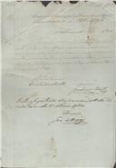 Ordem de cobrança para pagamento de uma licença  passada  a Mário do Ó morador no lugar de Afonsos.