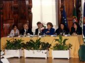 Reunião da FESU "mulheres, violência e segurança urbana", na sala da Nau, Palácio Valenças.