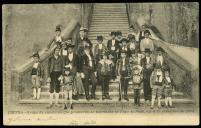 Cintra - Grupo de amadores que promoveu as tourinhas no Paço da Pena, em 6 de Setembro de 1898