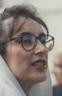 Benazir Bhutto, Primeira Ministra do Paquistão, aquando da  sua visita a Sintra.