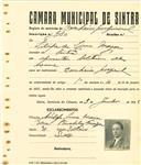 Registo de matricula de cocheiro profissional em nome de Filipe de Lima Mayer, morador em Sintra, com o nº de inscrição 680.