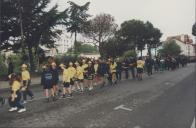 Jovens de Casal de Cambra nas comemorações do 25º aniversário do 25 de Abril na Volta do Duche em Sintra.