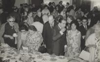 Jantar de confraternização na sala da Nau do Palácio Valenças com a presença do escritor Francisco Costa.