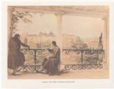 Coimbra, vista sobre os jardins de Santa Cruz [Material gráfico] / George Vivian. – [S.l. : s.n., 19--]. – 1 litogravura : papel, col. ; 18 x 25 cm.
