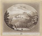 View of Monserrate in Protugal from the Road Leading to the Duke de Cadaval’s [Material gráfico] / William Bliss Baker. – [S.l.] : Wells, 1793. – 1 água-tinta : papel, col. ; 41 x 47 cm.