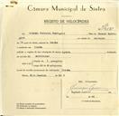 Registo de velocípede com o nº 9683, em nome de Orlando Ferreira Rodrigues, morador em Idanha.