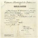 Registo de velocípede de marca Cycles com motor, com o nº 5303, em nome de João Lourenço de Assunção, morador em Morelena.
