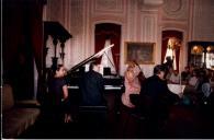 Concerto de Maria José Falcão, Aníbal Lima e Michel Gal durante o Festival de Musica de Sintra, no Palácio Nacional da Pena.