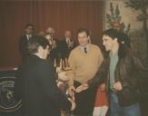 Sessão de encerramento e entrega de troféus do XXXV Rally das Camélias na sala da Nau do Palácio Valenças.