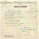 Registo de velocípede de marca Origan, com o nº 5311, em nome de João Leal dos Santos, morador em Mercês.