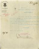 Ofício dirigido ao Administrador do Concelho de Sintra, proveniente do Delegado do Governo junto da Adega Regional de Colares, solicitando a afixação de um edital em diversas localidades da freguesia de Colares.